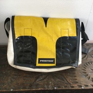Freitag messenger bag in Yellow
